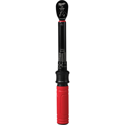Cl&eacute; dynamom&eacute;trique, &agrave; cliquer, Entraînement 1/4" carr&eacute;, 4,5 - 22,6 Nm/40 - 200 lb-po Duraquip Inc