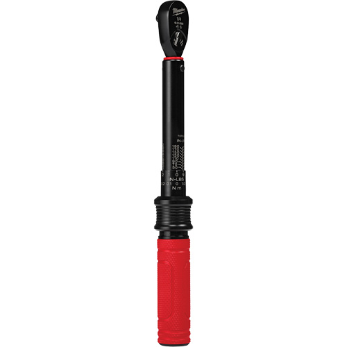 Cl&eacute; dynamom&eacute;trique, &agrave; cliquer, Entraînement 1/4" carr&eacute;, 4,5 - 22,6 Nm/40 - 200 lb-po Duraquip Inc