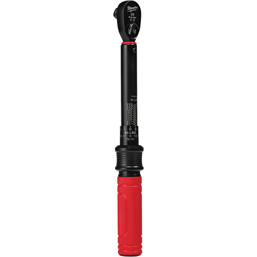 Cl&eacute; dynamom&eacute;trique, &agrave; cliquer, Entraînement 3/8" carr&eacute;, 5,6 - 28,2 Nm/50 - 250 lb-po Duraquip Inc