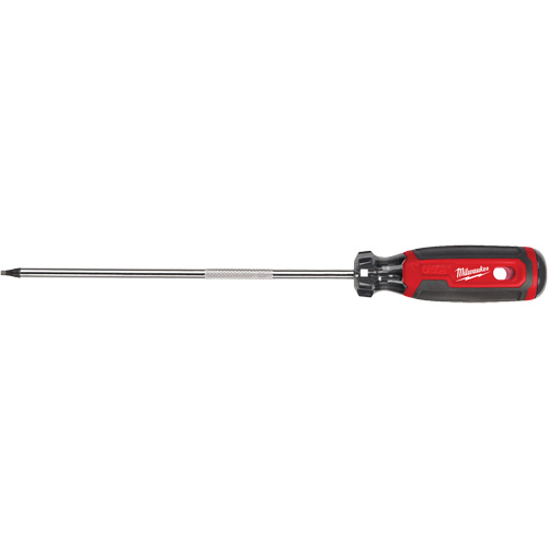 Square Screwdriver, #2 Tip, 12-7/10" L, Cushion Grip Handle Duraquip Inc