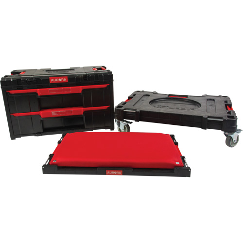 3-Piece Arx&reg; Dolly with Swivel Casters Set, 23-1/10" x 15" x 13-2/5", Black Duraquip Inc