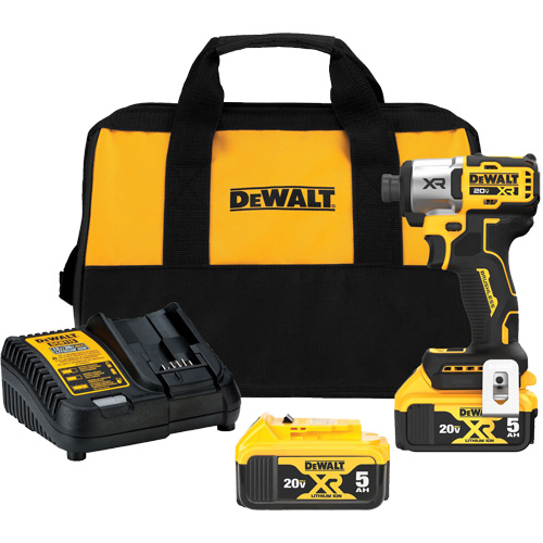 Ensemble de tournevis &agrave; chocs MAX* XR &agrave; trois vitesses, 1/4", 1825 lb-po Couple max., 20 V, Lithium-ion Duraquip Inc