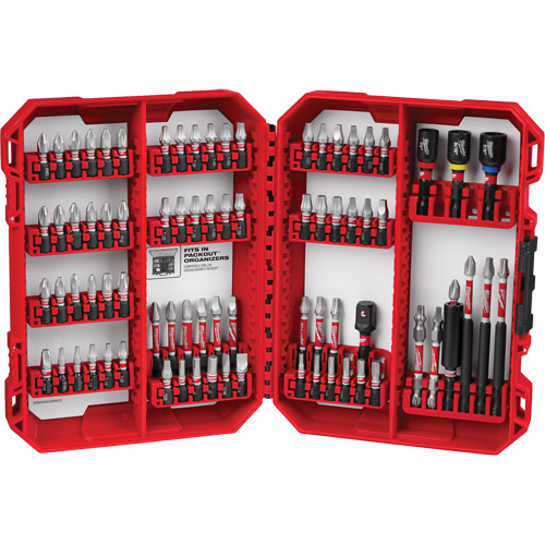 80-Piece SHOCKWAVE Impact Duty Driver Bit Set Duraquip Inc