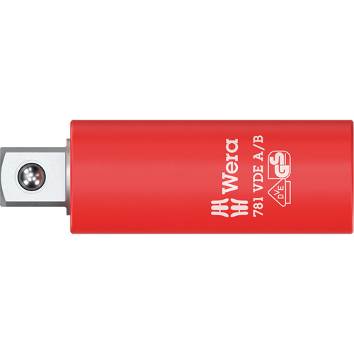 Adaptateur isol&eacute; VDE A/B, Prise 1/4", Douille 3/8", 2,78" lo, Sph&eacute;rique Duraquip Inc