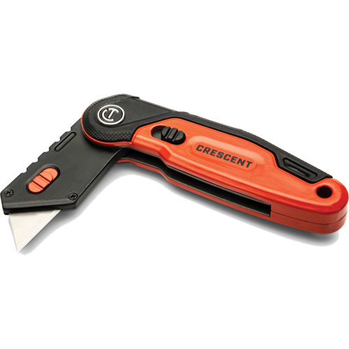 Couteau utilitaire pliant, 1" lame, lame en Acier, poign&eacute;e en Aluminium Duraquip Inc