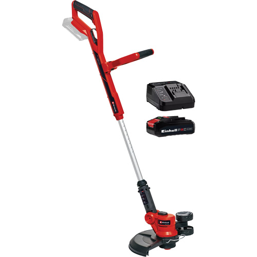 Coupe-bordure t&eacute;lescopique sans fil avec batterie 2,5 Ah et ensemble de d&eacute;part de chargeur, 12", &agrave; pile, 18 V Duraquip Inc