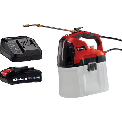 18V Cordless Chemical Sprayer with 2.5Ah Battery & Charger Starter Kit, 253.6 oz. (7.5 L) Duraquip Inc