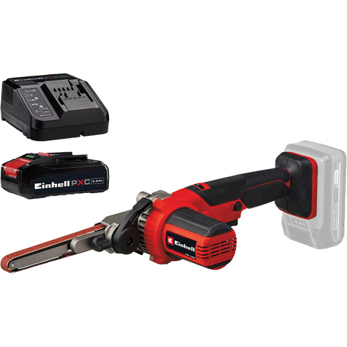 Cordless 18" File Belt Sander with 2.5Ah PXC Battery & Charger Starter Kit Duraquip Inc