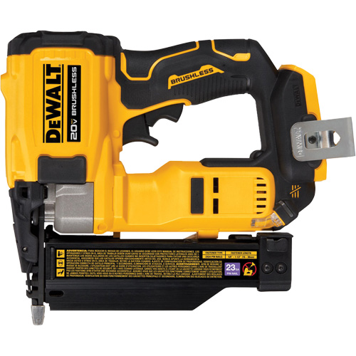 ATOMIC COMPACT SERIES Brushless Cordless 23ga Pin Nailer (Tool Only), 20 V, Lithium-Ion Duraquip Inc
