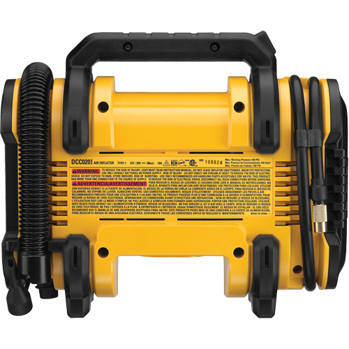 20V MAX Corded/Cordless Air Inflator (Tool Only), Electric Duraquip Inc