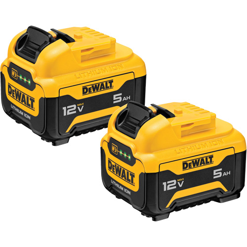Max* Battery Packs, Lithium-Ion, 12 V, 5 Ah Duraquip Inc