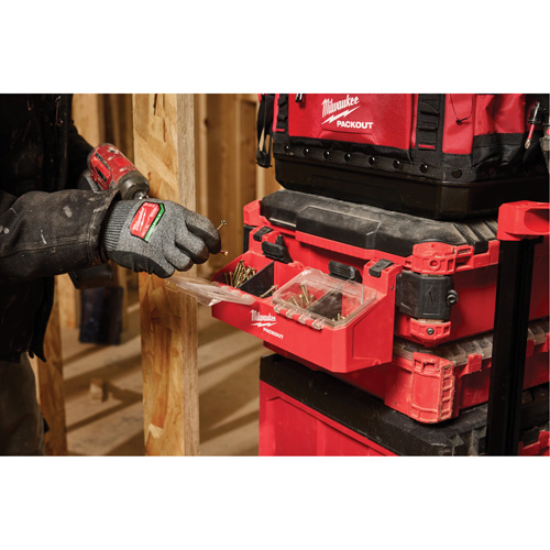 PACKOUT Tool Box 2-Bin Attachment Duraquip Inc