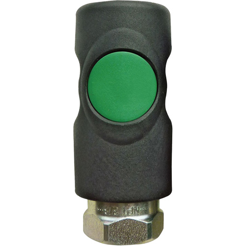 Raccord rapide TOPQUIK S1 Ultraflo 7,8 mm, Composite en polyester/Acier inoxydable, 1/4", NPT femelle, 174 PSI Duraquip Inc