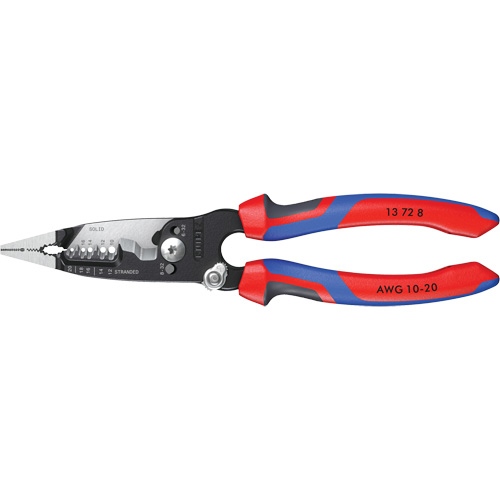 Pince &agrave; d&eacute;nuder forg&eacute;e avec poign&eacute;e KNIPEXTEND, 8" lo, 10 - 20 AWG Duraquip Inc