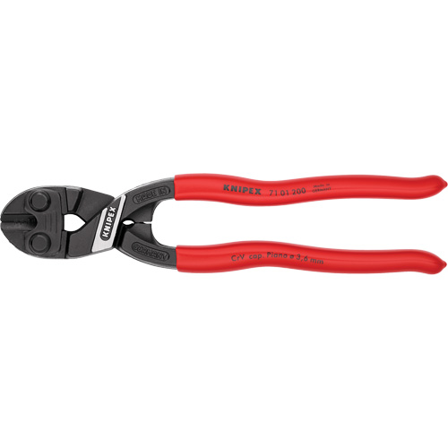 CoBolt&reg; High Leverage Compact Bolt Cutters, 8" L, Center Cut Duraquip Inc