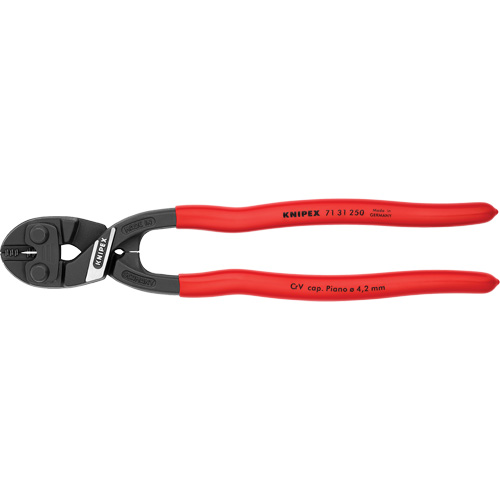 Coupe-boulons compact &agrave; levier d&eacute;multipli&eacute; CoBolt&reg; XL avec lame &agrave; encoche, 10" l, Coupe centrale Duraquip Inc