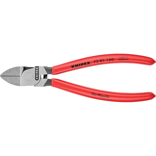 Diagonal Pliers for Flush Cutting Plastics, 6-1/4" L Duraquip Inc