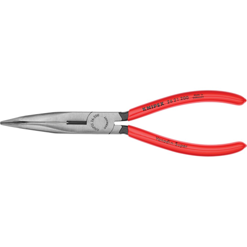 Pince &agrave; bec long coud&eacute; 40° avec coupe-fil, 8" lo Duraquip Inc