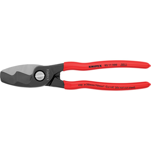 Cable Shears with Twin Cutting Edges, 8" Duraquip Inc