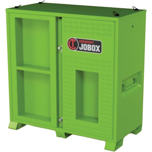 Ventilated Onsite PPE Storage Cabinet, Steel, High-Visibility Lime Green Duraquip Inc