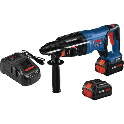 Ensemble de marteau rotatif professionel, 18 V, 1", 0-890 tr/min Duraquip Inc