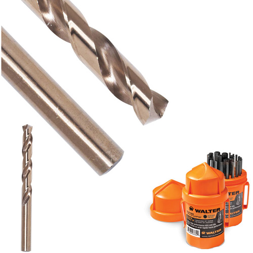 SST+ Jobbers Drill Bit, High Speed Steel, 27/64", 5-9/16" L, 3-11/16" Flute, 135° Point Angle Duraquip Inc