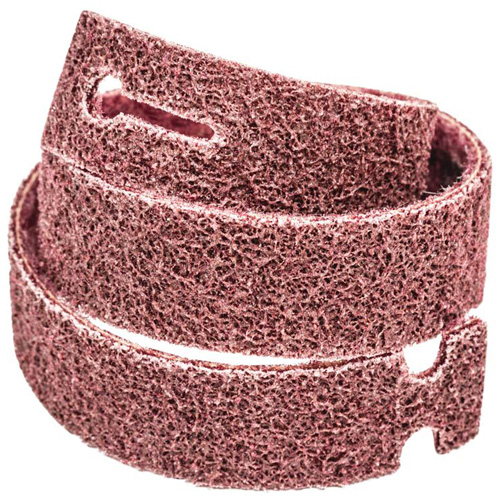Ceinture BLENDEX avec fermeture en T, 1-3/16" la x 24" lo, Grain Super fin Duraquip Inc
