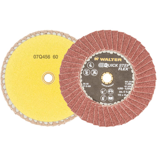 DISQ BLENDER QS 4-1/2 GR60, 4-1/2" x Type 29, Grain 60, Oxyde d'aluminium Duraquip Inc
