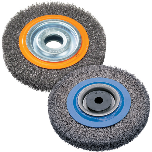 Brosse rotative, 8" dia., Fils 0,118", Arbre 1-1/4" Duraquip Inc