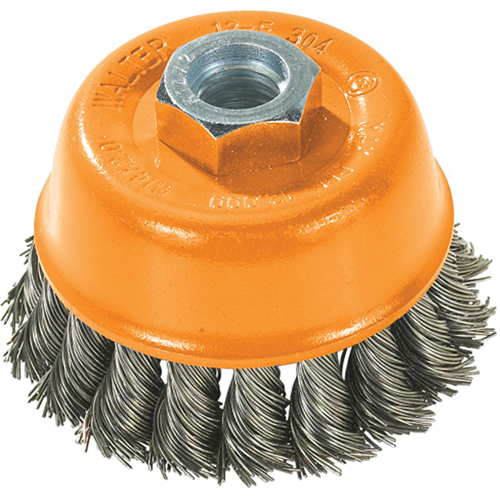 Brosse-boisseau, 3" dia. x 5/8"-11 arbre Duraquip Inc