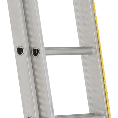 Industrial Heavy-Duty Extension Ladders, 300 lbs. Cap., 13' H, Grade 1A Duraquip Inc