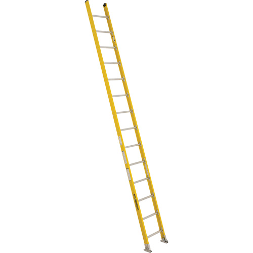 Industrial Extra Heavy-Duty Straight Ladders (5600 Series), 14', Fibreglass, 375 lbs., CSA Grade 1AA Duraquip Inc