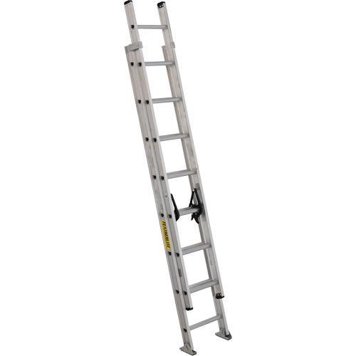 Industrial Heavy-Duty Extension Ladders (3200D Series), 300 lbs. Cap., 13' H, Grade 1A Duraquip Inc
