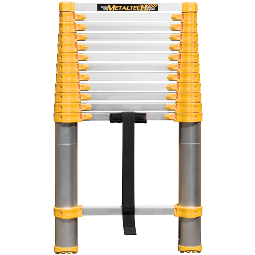 Telescopic Ladder, 3' - 12', Aluminum, 250 lbs. Capacity, Type 1 Duraquip Inc