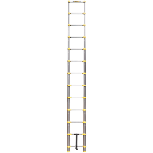 Telescopic Ladder, 3' - 12', Aluminum, 250 lbs. Capacity, Type 1 Duraquip Inc