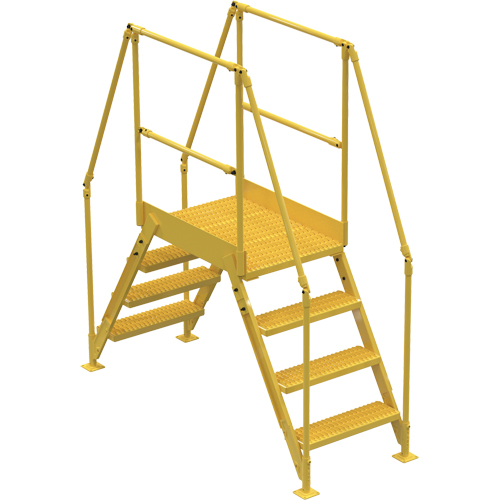Crossover Ladder, 79 " Overall Span, 40" H x 36" D, 24" Step Width Duraquip Inc