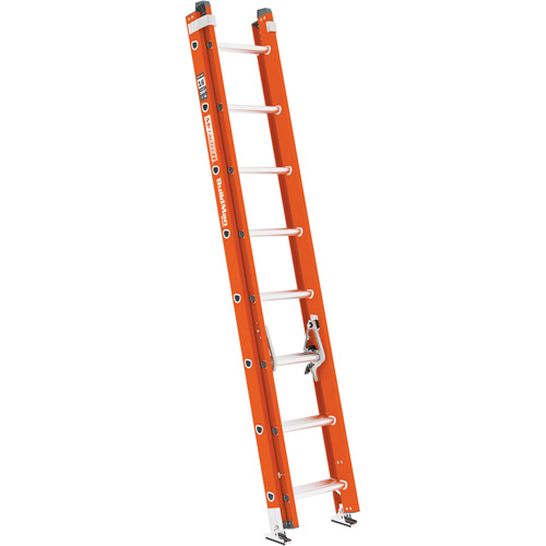BuildMan&reg; Extension Ladder, 300 lbs. Cap., 16' H, Grade 1A Duraquip Inc