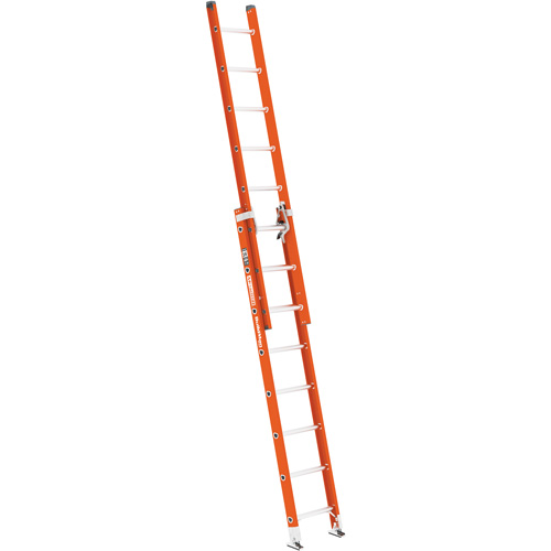 BuildMan&reg; Extension Ladder, 300 lbs. Cap., 16' H, Grade 1A Duraquip Inc