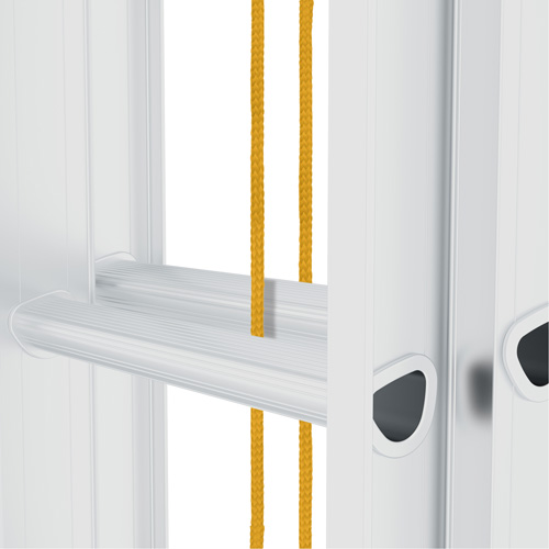 Jobsite Series Extension Ladder, 250 lbs. Cap., 28' H, Grade 3 Duraquip Inc