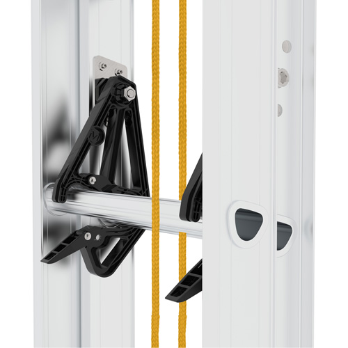 Jobsite Series Extension Ladder, 250 lbs. Cap., 28' H, Grade 3 Duraquip Inc