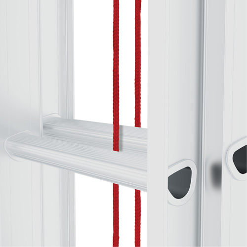 Jobsite Series Extension Ladder, 200 lbs. Cap., 20' H, Grade 3 Duraquip Inc