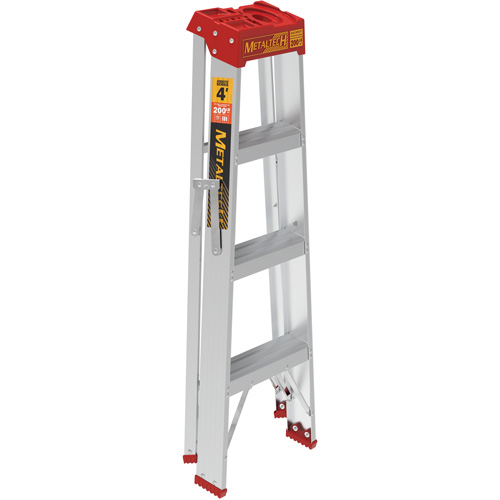 Step Ladder, 4', Aluminum, 200 lbs. Capacity, Type 3 Duraquip Inc