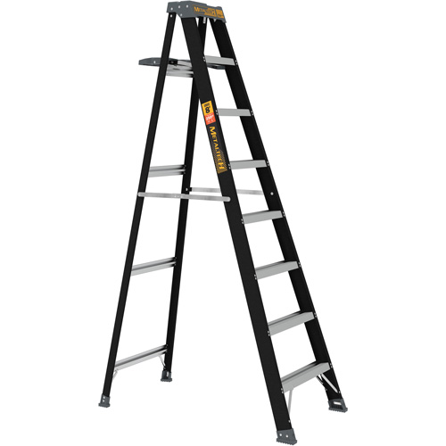 Step Ladder with Paint Tray, 8', Fibreglass, 250 lbs. Capacity, Type 1 Duraquip Inc