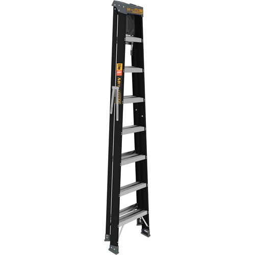 Step Ladder with Paint Tray, 8', Fibreglass, 250 lbs. Capacity, Type 1 Duraquip Inc