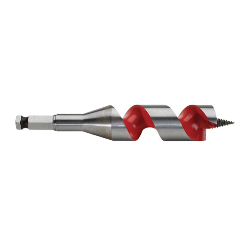 Ship Auger Drill Bit, 1-1/8" Diameter, 3" Flute, 7/16" Hex Shank Duraquip Inc