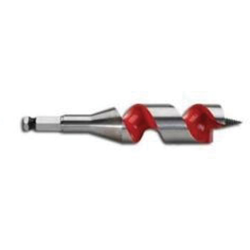 Longue m&egrave;che h&eacute;licoidale pour perceuse, Diam&egrave;tre de 1-3/8", Cannelure 3", Tige 7/16" hexagonal Duraquip Inc