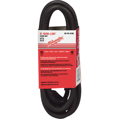 Cordon Quik-Lok avec prise de style tournante Duraquip Inc