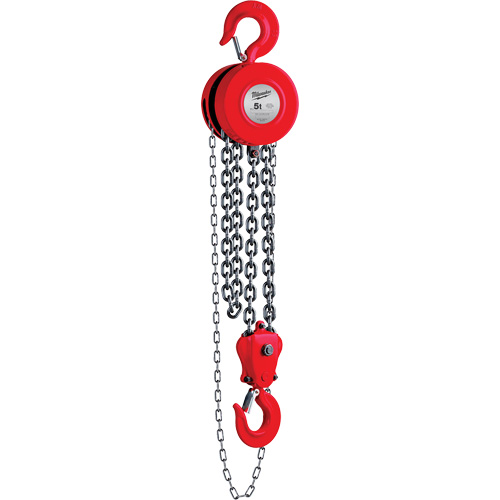 Chain Hoist, 8' Lift, 11023 lbs. (5 tons) Capacity Duraquip Inc