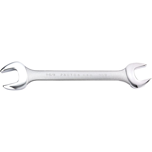 Open-End Wrench, 1-1/2" x 1-5/8", Satin Duraquip Inc