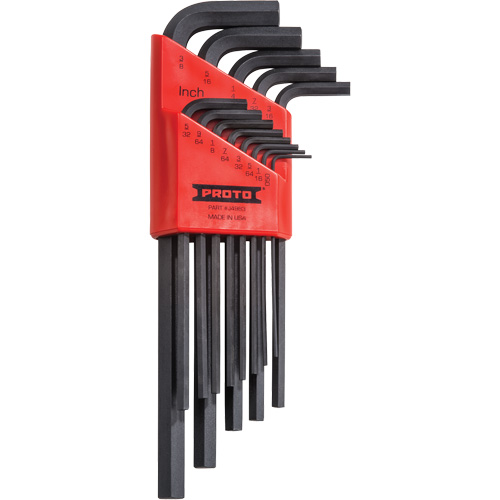Long-Arm Hex Key Set, 13 Pcs., Imperial Duraquip Inc